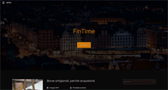 Desktop Screenshot of fintime.it